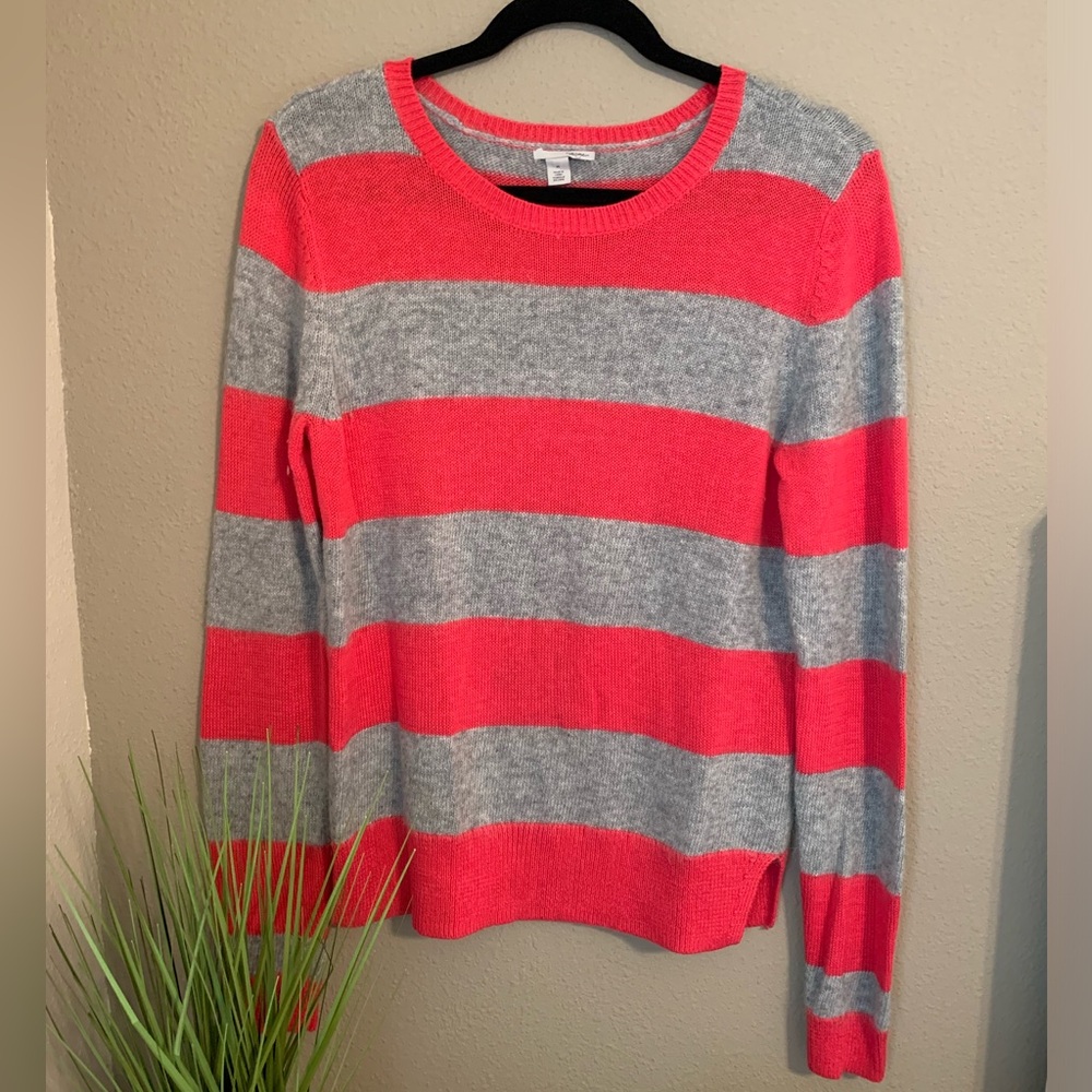 Halogen striped sweater. Size M.